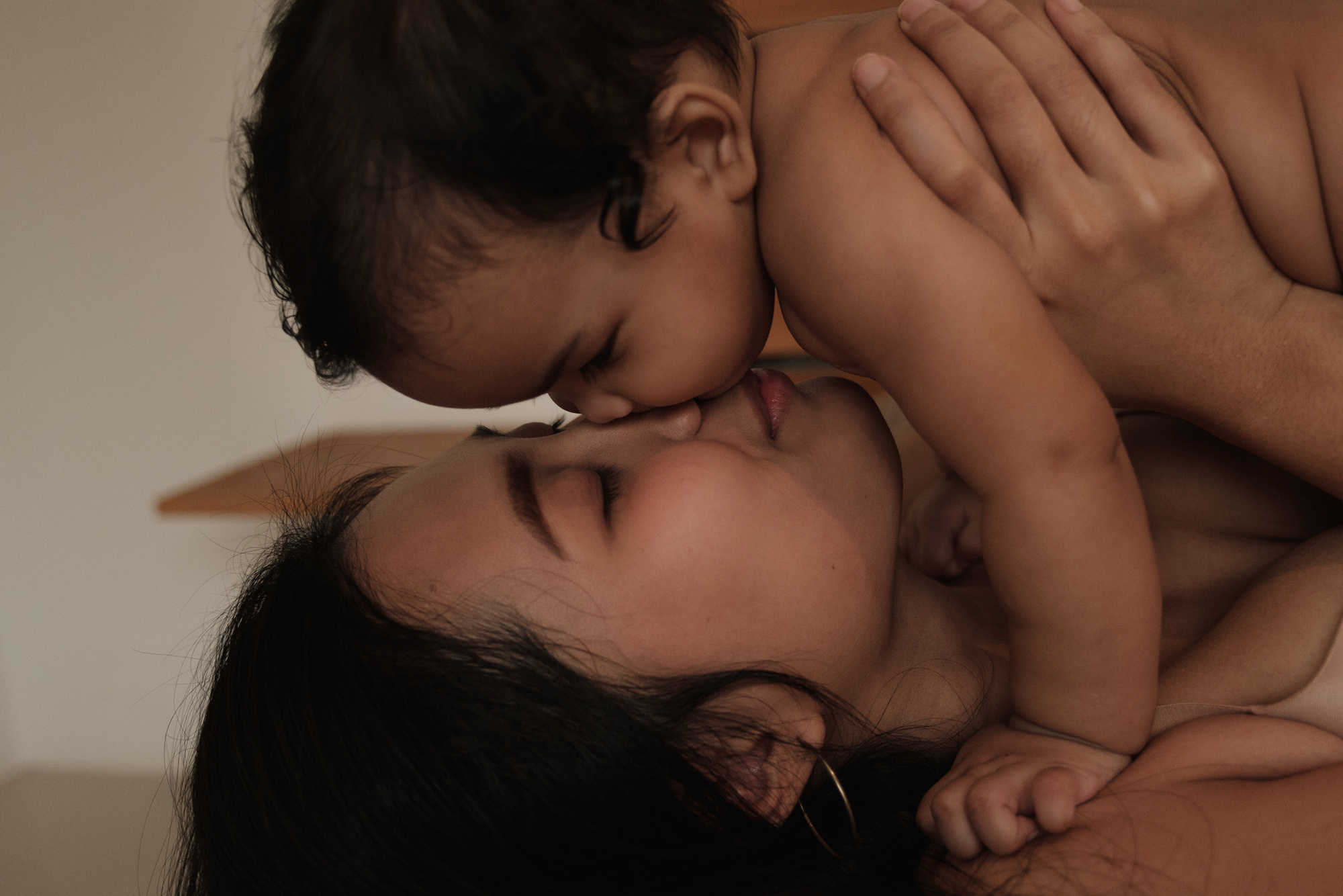 Mother Kissing Her Baby